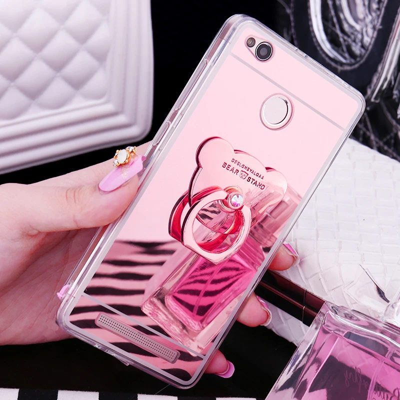 

Luxury Mirror Stand Holder Soft TPU Case For Xiaomi Mi 8 SE A1 5X A2 Case for Redmi Note 5 5A Pro 4 4X Redmi 6 6A Pro S2 Cover