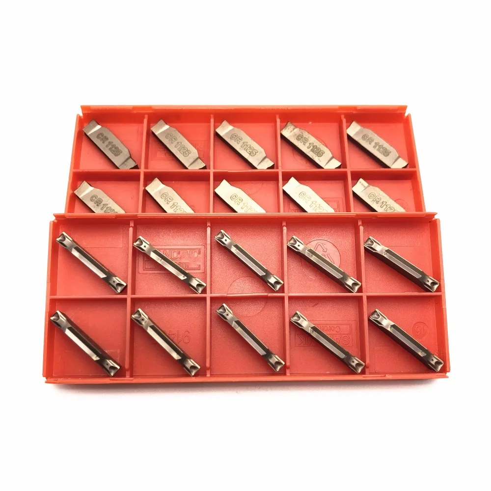 

N123G2 0200/0300/0400 CR1125 slotted carbide blade N123G2 lathe tool metal turning tools tungsten carbide CNC cutting tool