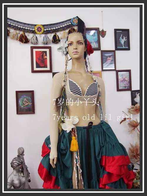 

Transparent thin belly danc chest 9point sleeves top CU09-10