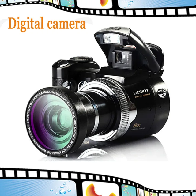 DHL Free Fast Ship 16Mp Max Digital Camera Protax Polo DC510T SLR Shape Camera 5MP CMOS