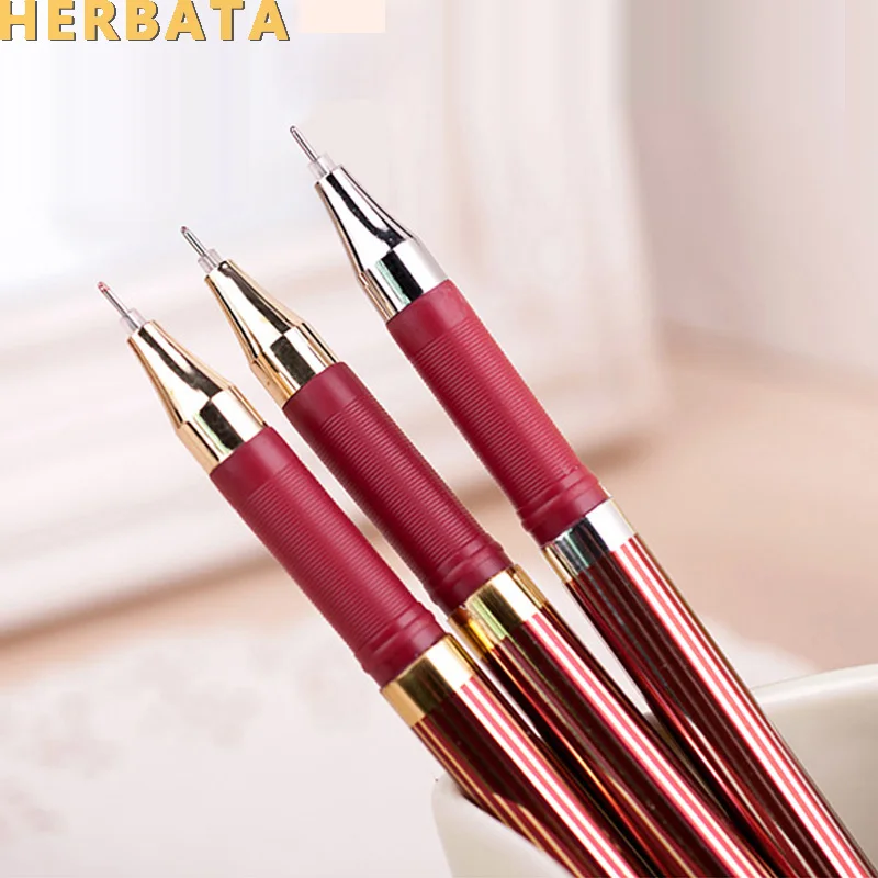 Free shipping 12 pcs/lot good quality Gel ink pen 0.5 mm gel pen Office Stationery pens School