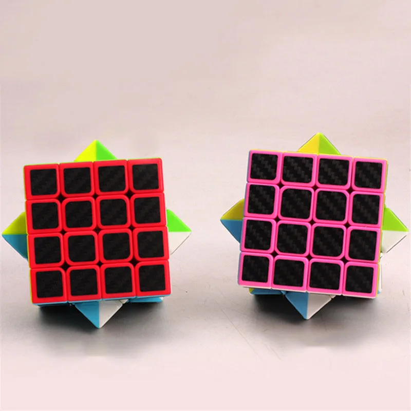 4x4x4 Magic Cube гладкая профессиональный конкурс углеродного волокна мембраны прочный Скорость Поворотная головоломка, куб для детей обучающие игрушки