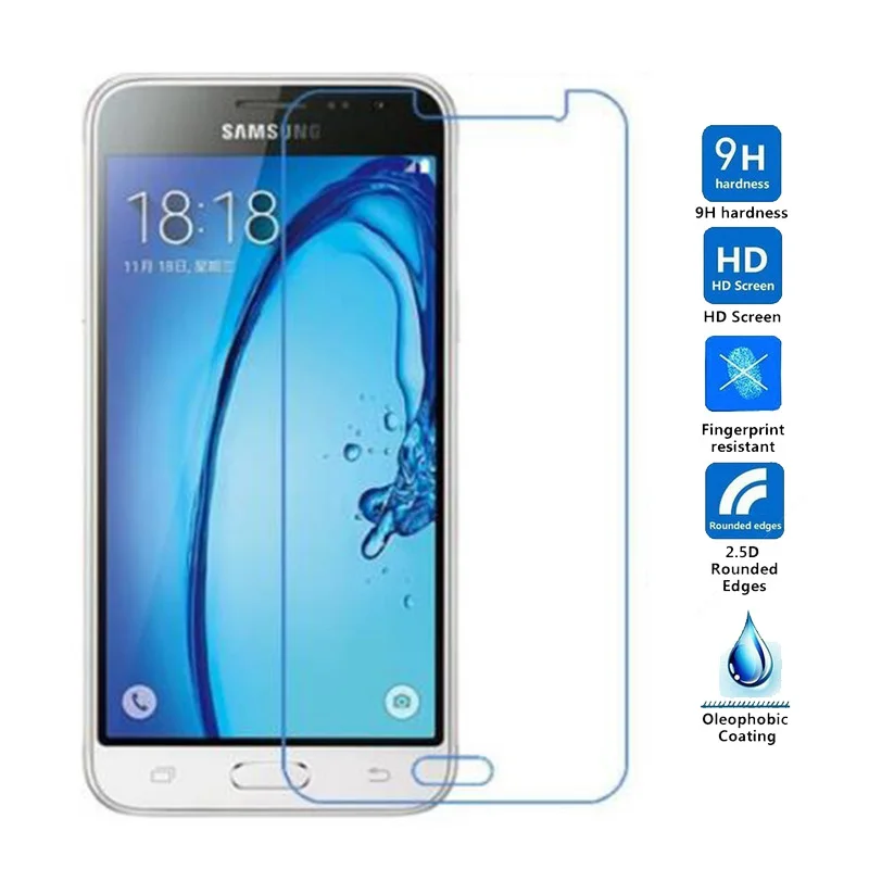 2 шт. закаленное стекло для Samsung J3 2016 J320F J320H J320M J320FN Защитная пленка экрана Galaxy Duos J320