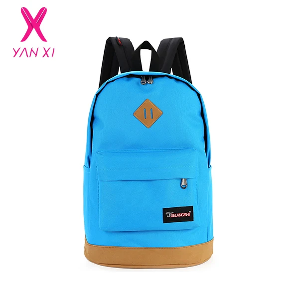 YANXI New 2016 top brand cloth school bags for teenagers