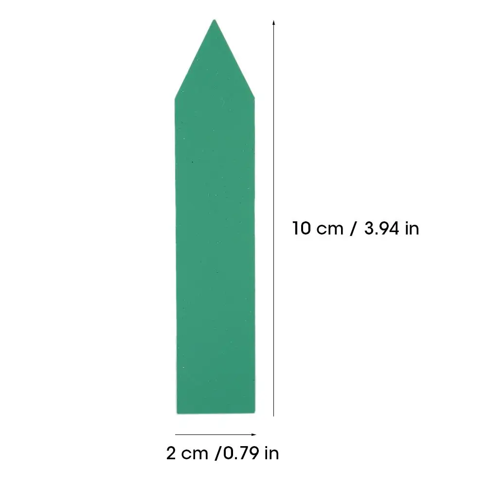 100 шт. Пластик этикетки для семян растений сигнальные флажки для горшков рассадник теги - Цвет: Зеленый