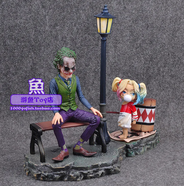 DC Comic Super Hero Film Statue Batman Suicide Squad villain The Joker Harleen Quinzel Harley Quinn