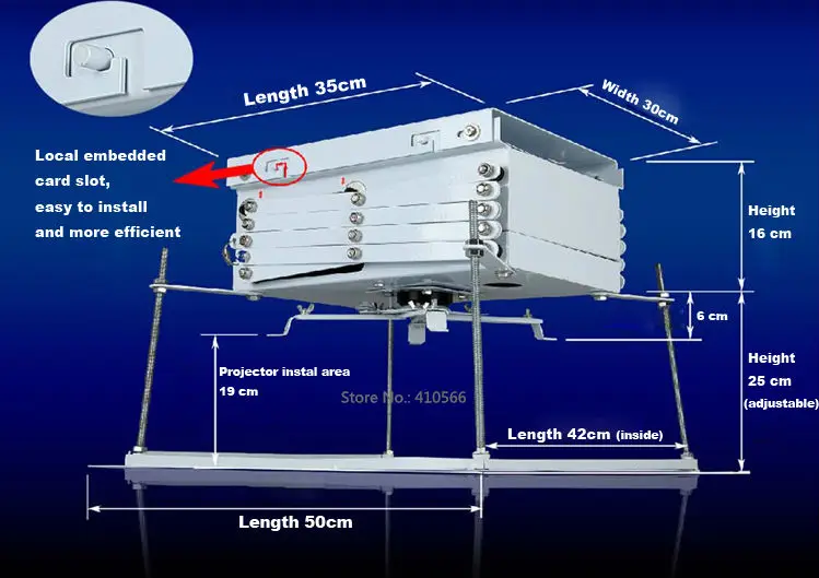 Electric projector lift pic 8