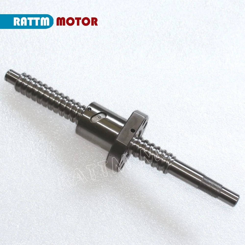 DE nave SFU1605 Ballscrew-L300mm/500mm/600mm/800mm/1050mm extremo mecanizado BK/BF12 y BK/BF12 apoyo y tuerca DE vivienda para el Router CNC - 2