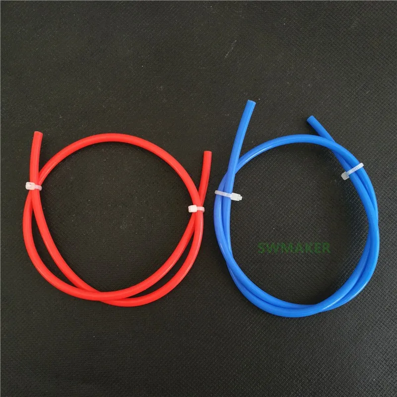 1 шт синий Красные/белый/черный 360 мм 2*4 PTFE Боуден трубка для Prusa i3 MK2.5/MK3 экструдер