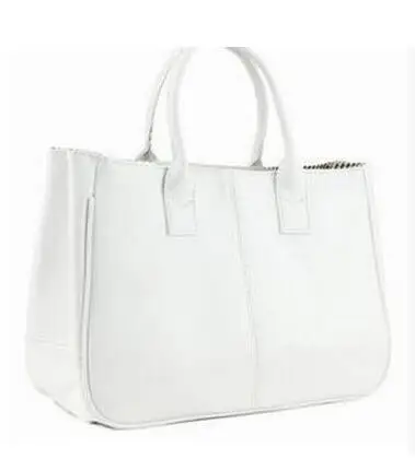 Горячая Распродажа, женская сумка, модная женская сумка из искусственной кожи, сумки с верхней ручкой, женская сумка через плечо LL423 - Цвет: Белый
