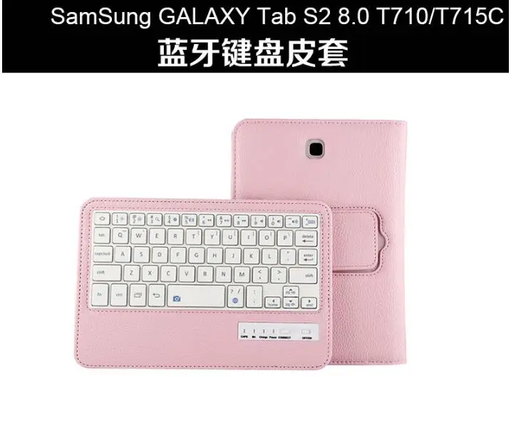 For Samsung GALAXY Tab A 8.0 T350 T351 T355 P350 P355 Removable Bluetooth Keyboard Portfolio Flip P