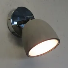 Современный простой дизайн поворотная голова бра бетонные настенные лампы для рабочей комнаты прикроватные Настенные светильники для спальни