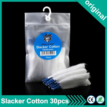 

30pcs/bag Demon Killer Slacker Cotton Hardcover E-Cigarette Vape Cotton For RTA RBA RDA Atomizer tank DIY Coil Wick