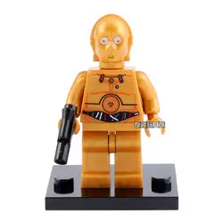 Одной продажи Звездные войны Rogue One C-3PO с картой робот R2D2 BB8 Хан Соло XH089 DIY minifig строительство DIY блоки детские игрушки, подарки