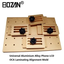 BOZAN заводской телефон ЖК-экран ламинирование позиционная Универсальная форма для ЖК-ремонта стекла и сенсорного экрана позиционирование