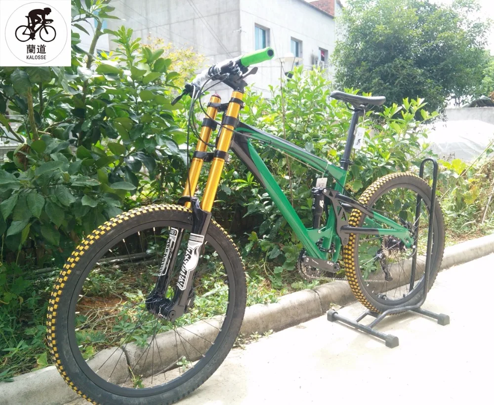 

Kalosse Hydraulic brakes Downhill AM/XC 0 speed 26 inch aluminum frame 26er mountain bicycle man woman bike