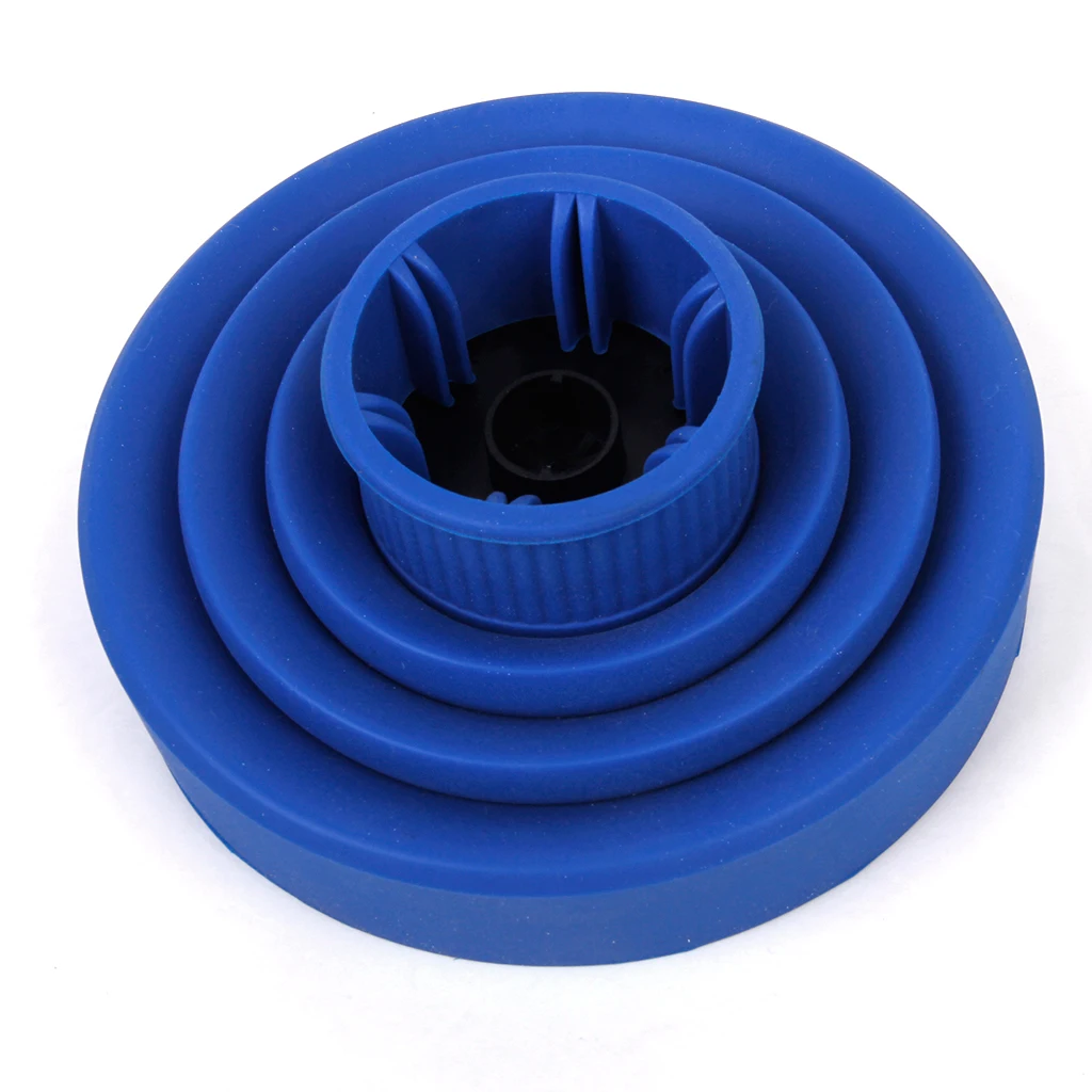 Hot Hair Blow Dryer Diffuser Retractable Portable useful Tool Silicone Folding Blue Salon Styling Tamer Tool
