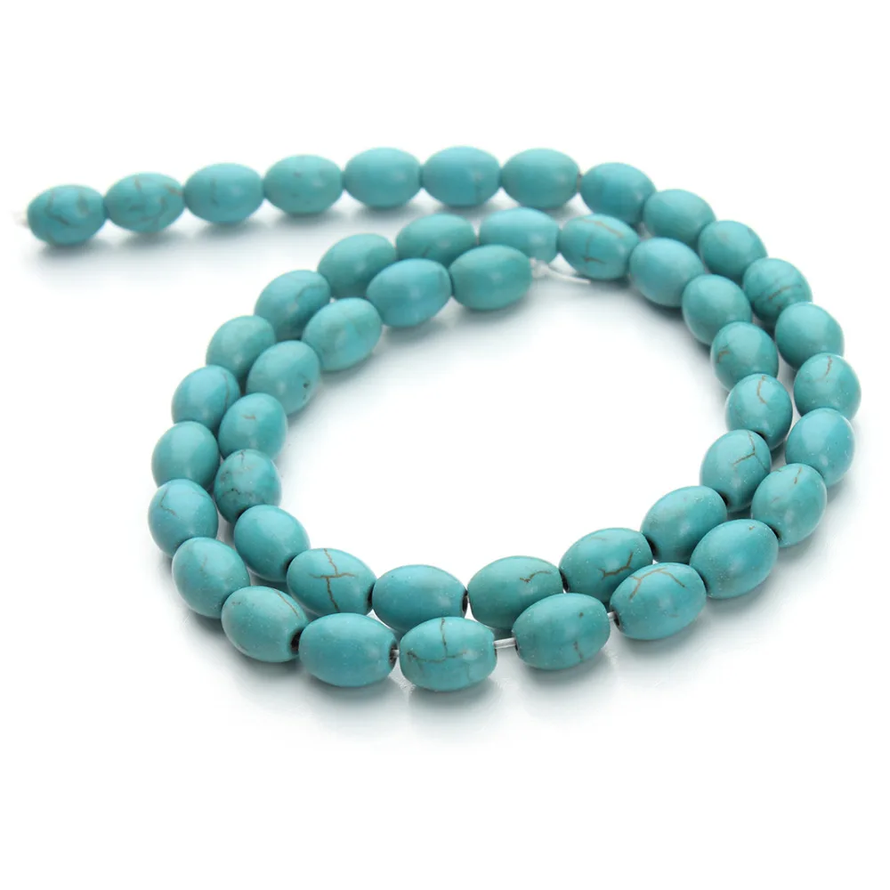 Бусины разделители овальные голубые и белые 0 6 см F1285|diy jewelry beads|jewelry beadsbead making |