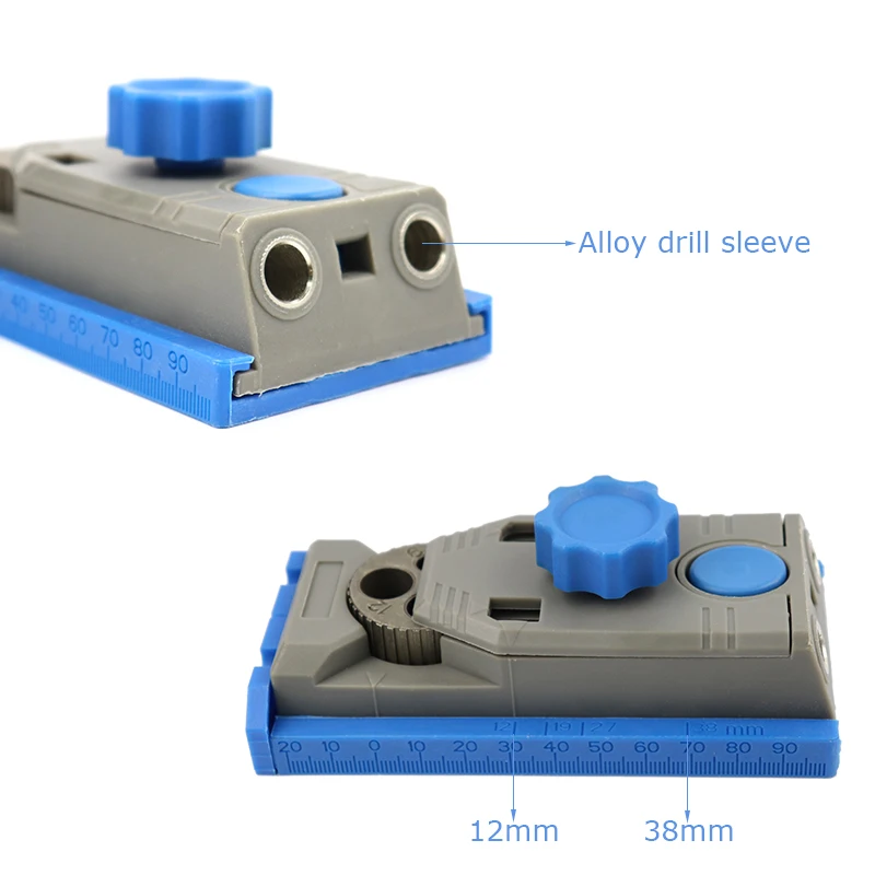 Карман отверстие джиг комплект направитель сверла 6/8/10/12 мм деревянный Dowelling Jig с помощью винтов для сверло перфоратора Деревообрабатывающие инструменты