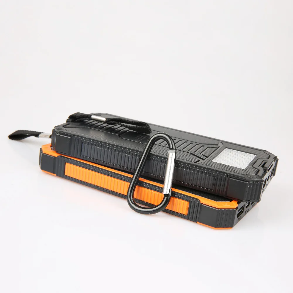 

Solar Charger LED Lamp Solar Power Bank 15000mAh Rechargeable External Solar Battery Support Solar Charging for Smart Phones