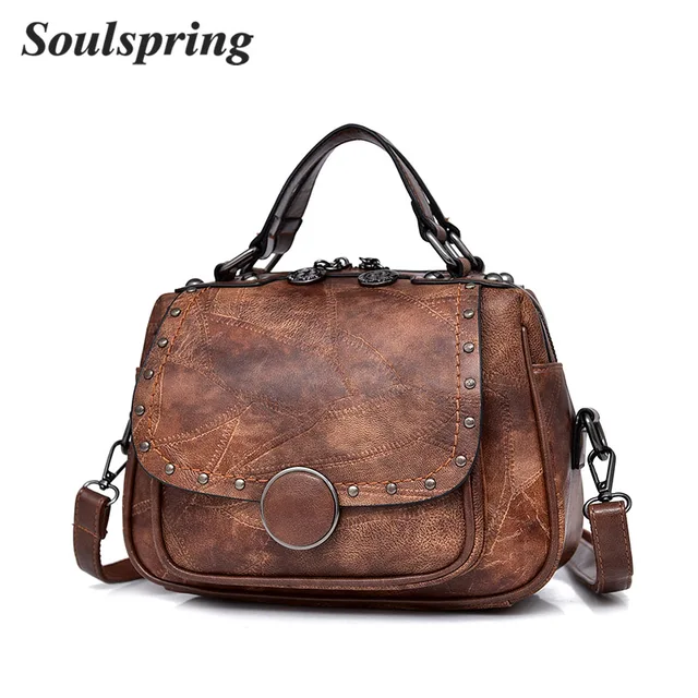 Fashion Genuine Leather Bags Women Handbag 2018 New Style Shoulder Bags Natural Leather Crossbody Bag Saddle Messenger Tote Bags
