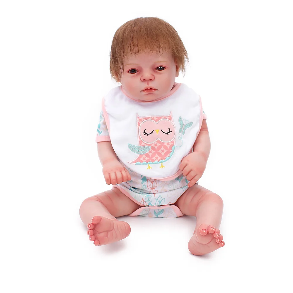 大阪人気商品 高品質50センチメートル人形リボーンシリコーンフルビニール新生児人形おもちゃかわいい女の子 ファッションリボーン布ボディの子ギフト 純正大特価 Agroconserg Achic Com Pe