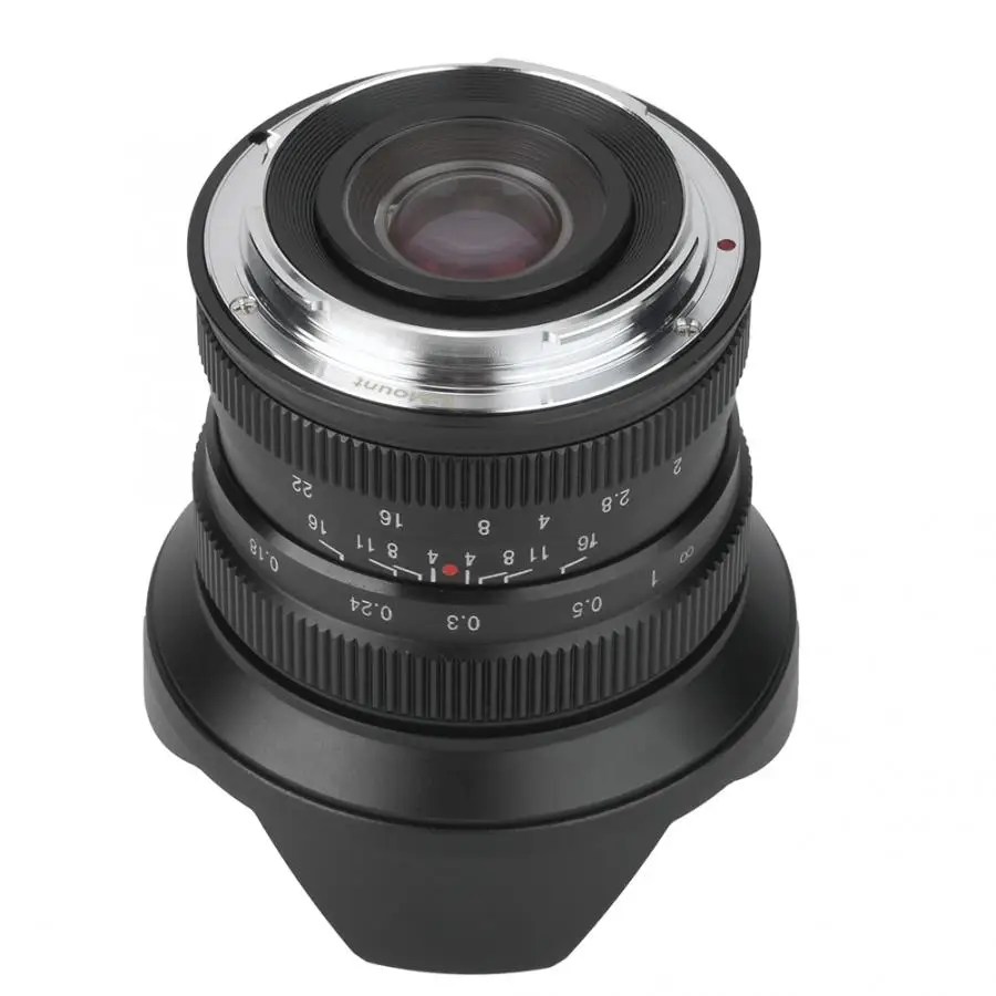 12 мм F2.0 Супер широкоугольный APS-C металлический ручной объектив для беззеркальной камеры