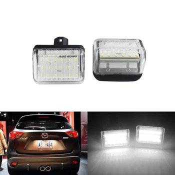 

ANGRONG LED License Number Plate Light Lamps For Mazda 6 Atenza GG/GY CX-5 CX-7 Mazdaspeed6