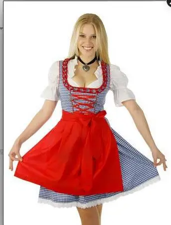 Традиционное женское платье размера плюс 4XL Dirndl, костюм для взрослых, бодикон, для девушек из баварского пива, Октоберфест