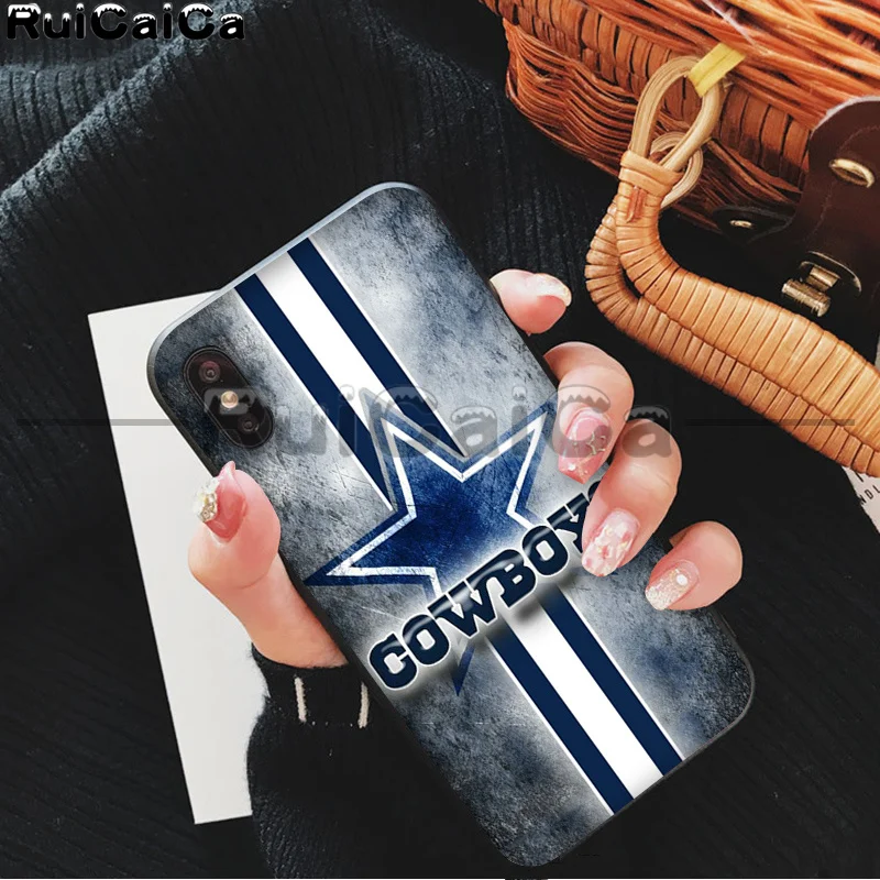 RuiCaiCa dallas cowboys DIY красивые аксессуары для телефонов, чехол для iPhone X XS MAX 6 6S 7 7plus 8 8Plus 5 5S XR - Цвет: A13