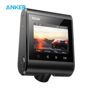 

Roav by Anker Dash Cam C1 Pro 2K Resolution Built-in GPS/WiFi 2.4" LCD 4-Lane Wide-Angle View Lens G-Sensor WDR Loop Recording