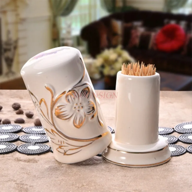 الراقية السيراميك الجدول الديكور غرامة مسواك جرة تخزين فندق مطعم
