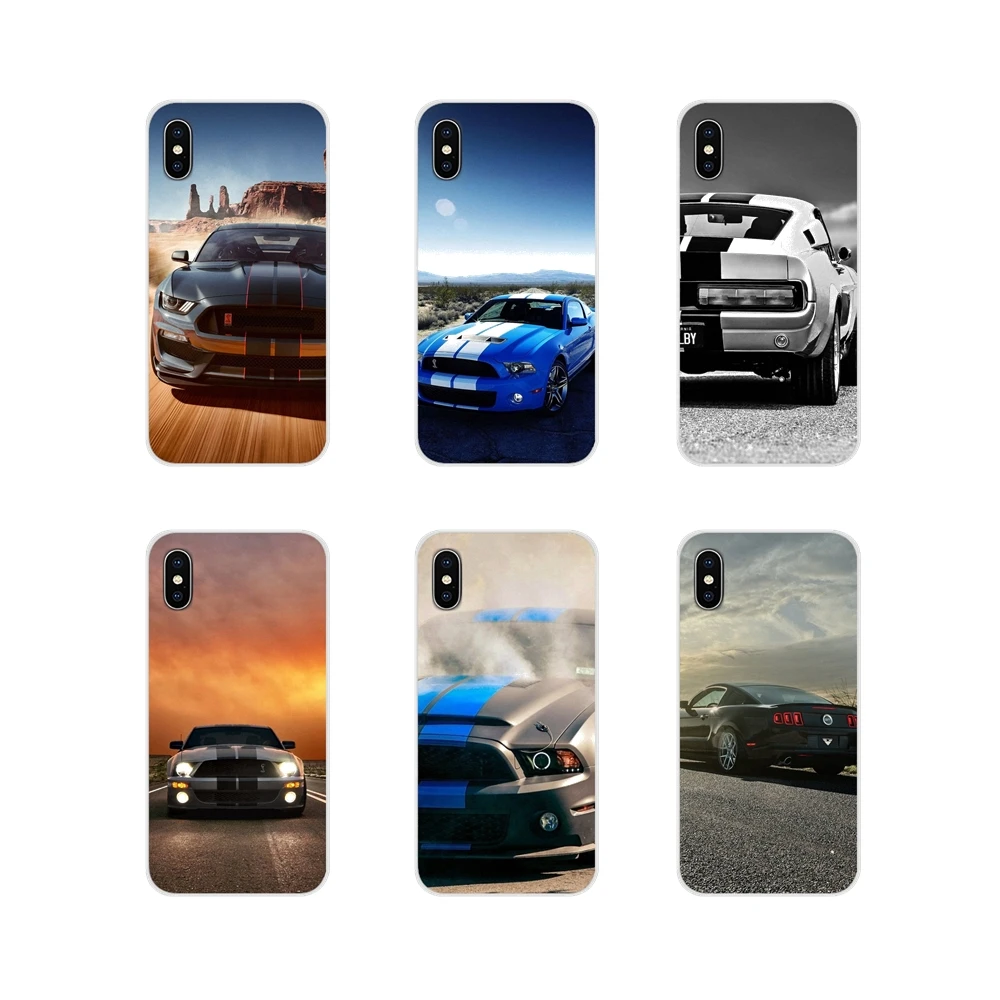 

For Apple iPhone X XR XS MAX 4 4S 5 5S 5C SE 6 6S 7 8 Plus ipod touch 5 6 Accessories Phone Cases Covers ford mustang shelby car