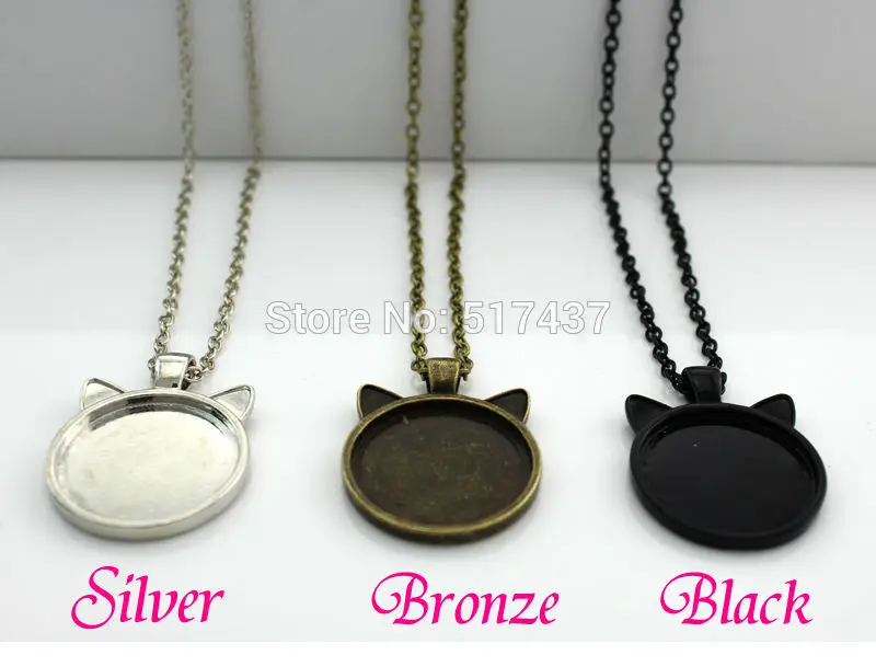 CN-00758 2017 New Nordic Wiccan Wolf Necklace Wiccan Wolf Pendant Jewelry Glass Photo Cabochon Necklace HZ2