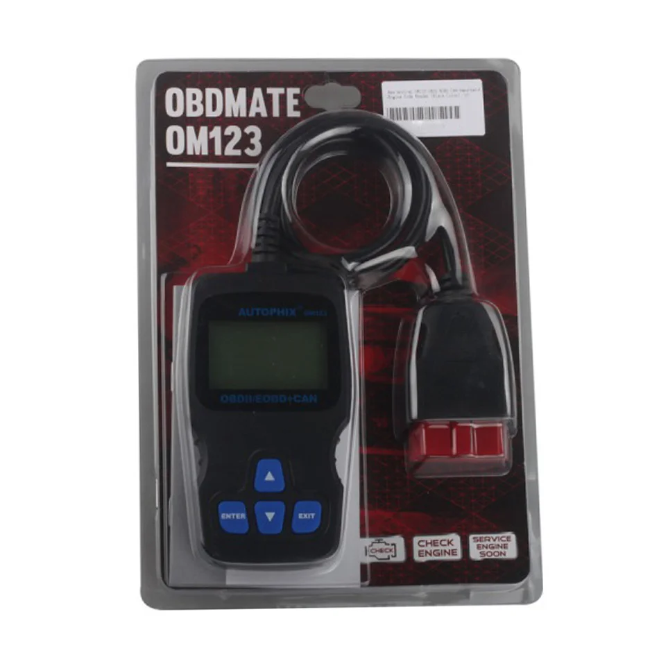 Автомобильный диагностический инструмент Autophix OM123 OBD2 OBDII EOBD считыватель кодов