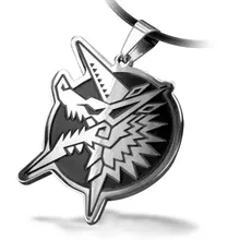 Bahamut Monster Hunter гром волк ожерелье с кулоном дракона бесплатно с цепочкой-Титановая сталь косплей реквизит