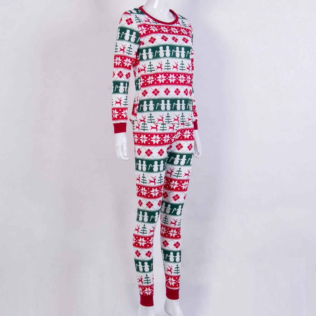 Beand/Новые одинаковые комплекты для семьи Рождественский пижамный комплект, детская одежда для маленьких девочек, футболка+ штаны, комплект пижамы, подарки