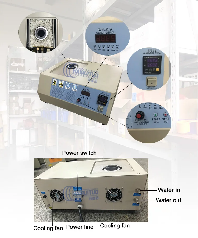 Высокочастотная плавильная печь контроль температуры расплавленный Серебряный индуктор топки для плавильной статической плавильной печи