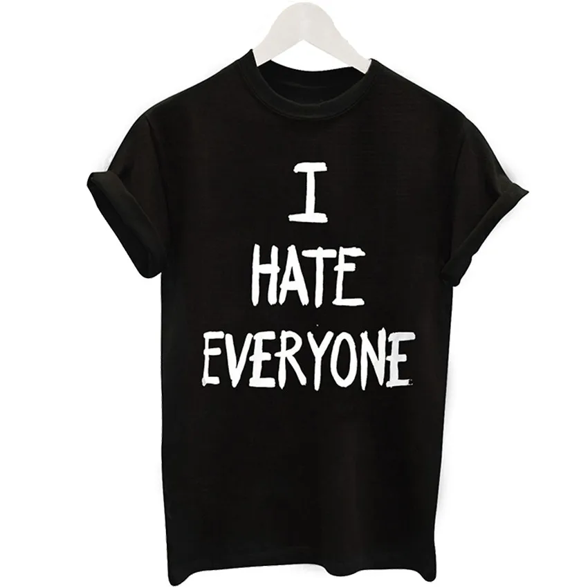 Comedy Shirts 'I Hate Everyone' Damen Tank Top - Made In Germany