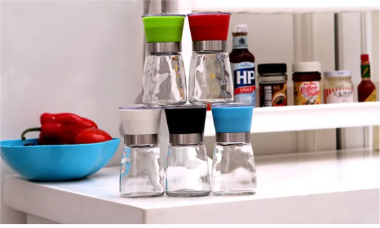 240-X-Free-Shipping-Pepper-Salt-Grinder-Glass-Cruet-Mill-Spice-Jar-Ceramic-Core (1)