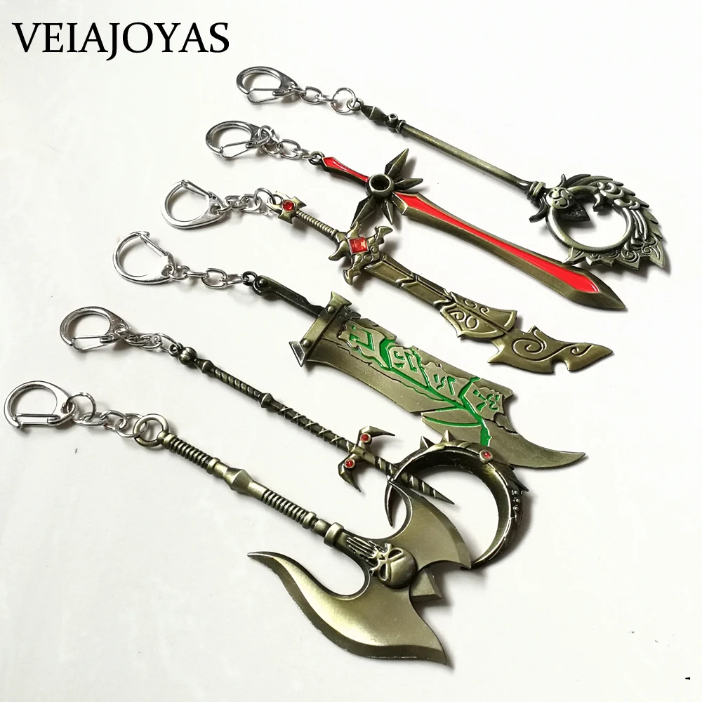 34 Styles Full Set 12cm LOL Keychains Car Key Ring the Exile Riven Diana League Legend Sword Alloy Key Chains Gifts for LoL Fans цена 34 Styles Full Set 12cm LOL Keychains Car Key Ring the Exile Riven Diana League Legend Sword Alloy Key Chains Gifts for LoL Fans цены онлайн