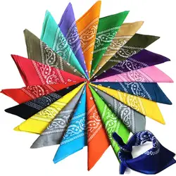 Корейский Новый Цветочный квадратный шарф кешью для женщин, для спорта на открытом воздухе, хип-хоп, хлопковый Головной Платок для мужчин