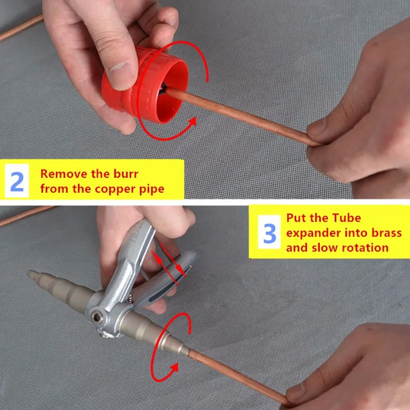 Горячие холодильные мягкие медные трубы ручные расширители труб Кондиционер медные трубы инструмент расширитель труб электроинструменты