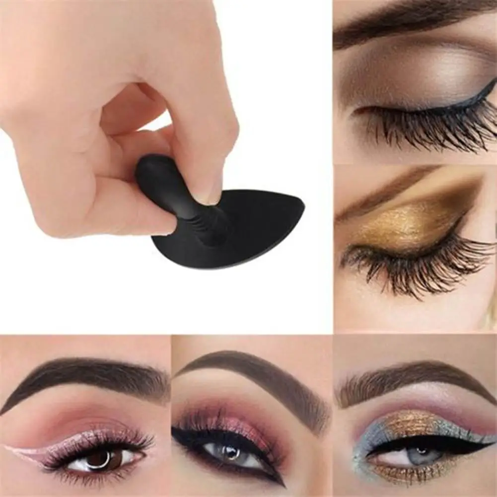 

HOT SALE Portable T Shape Solid Color Silicone Eyeshadow Stamp Eye Makeup Applicator