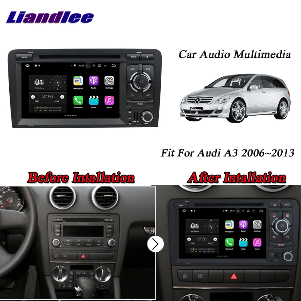 Discount Liandlee Car Android System For Audi A3 / 8P 2006~2013 Radio CD DVD Player GPS Map Nav Navi Navigation BT TV Screen Multimedia 11