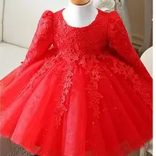 Платье для маленьких девочек г., новое модное платье для девочек, праздничное платье принцессы для маленьких девочек, платье с длинными рукавами для младенцев от 1 до 12 лет