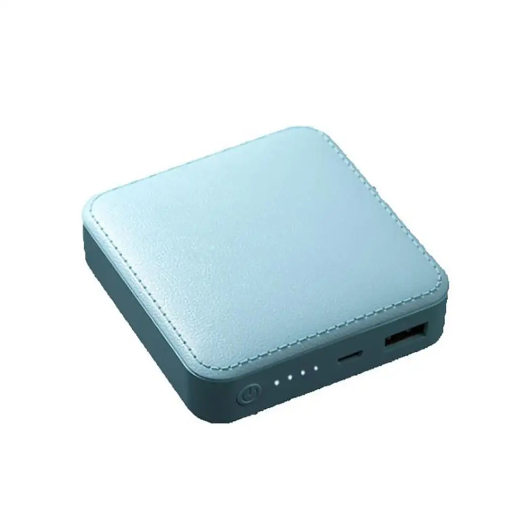 Ультра-тонкий mi ni кубический Стиль Портативный внешний аккумулятор Аварийное зарядное устройство Внешний аккумулятор для Xiaomi mi iPhone samsung Galaxy - Цвет: blue 15000 mah