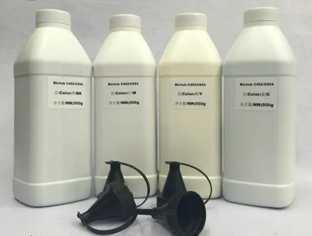 

compatible bulk toner powder copier refill powder for konica minolta C 452 552 652 654 754 TN613 toner powder 500g/color KCMY