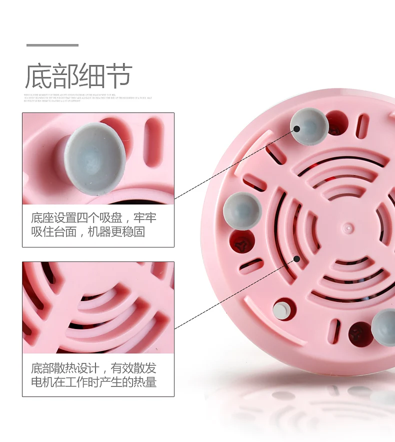 Joyoung Portable Mini Juicers with 2 Bottles 3 Colors Mini Blenders Mixers Baby Food Jam Kitchen Aid