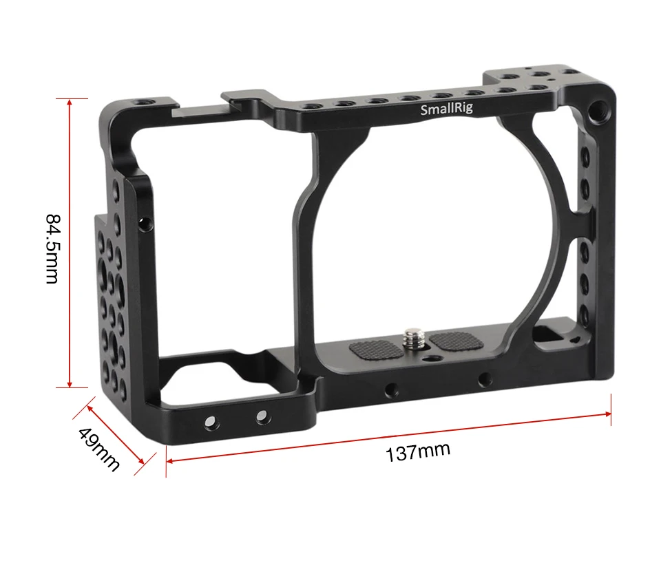 SmallRig DSLR камера клетка для sony Alpha A6300/для sony Alpha A6000/Nex-7 камера W/башмак для микрофона вспышка светильник